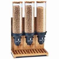 Cal Mil 3584-3-99 4.5 ltr Madera Cereal Dispenser with 3 Cylinders - 19.25 x 9.75 x 26.5 in.