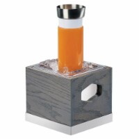 Cal Mil 3800-6-83 Ashwood Gray Oak Wood Ice Housing - 7.5 x 7.5 x 7 in.