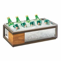 Cal Mil 3905-12-84 Sierra Bronze Metal & Reclaimed Wood Ice Housing - 21.75 x 13.75 x 6 in.