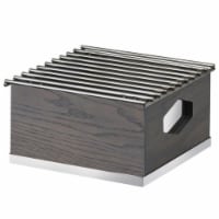 Cal Mil 3814-83 Ashwood Gray Oak Wood Chafer Alternative - 10 x 10 x 5.5 in.