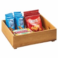 Cal Mil 3682-1210-99 Madera Reclaimed Wood Stacking Box - 12 x 10 x 3.5 in.