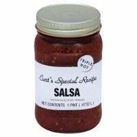 Curts Salsa 137796 Triple Hot Salsa - 16 fl. oz.