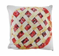 18 in. Cherries and Cherry Pie Decorative Throw Pillow