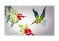 Betsy Drake - Betsy Drake Betsy's Hummingbird 30 X 50 Inch Floral Comfort Floor Mat Perspective: Main
