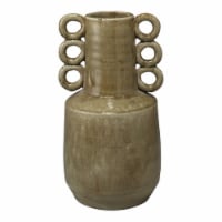 Jamie Young Co Circus Coastal Ceramic Decorative Vase in Latte
