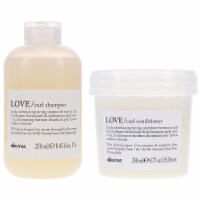 Davines LOVE Curl Enhancing Shampoo 8.5 oz & LOVE Curl Enhancing Conditioner 8.77 oz Combo Pa