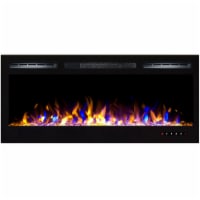 Regal Flame LW2035MC Lexington 35in Built-in Ventless Rcessed Wall Mounted Electric Fireplace