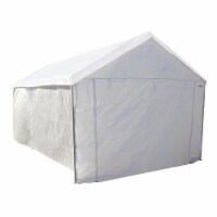 Caravan Canopy 10ft x 20ft Domain Carport Sidewall Kit Perspective: Main