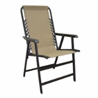 Caravan Canopy Infinity Suspension Portable Folding Sports Chair, Regular, Beige Perspective: Main