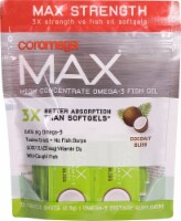 Coromega  Max High Concentrate Omega-3 Fish Oil Squeeze Shots   Coconut Bliss