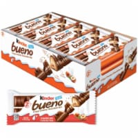 Kinder Bueno Milk Chocolate and Hazelnut Cream, 1.5 oz each, Bulk 20 Pack