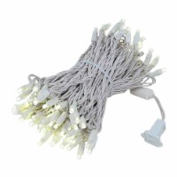 100 Light Twinkle LED Christmas Mini Light, Non-Connectable, Warm White, 50’
