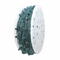 Novelty Lights 1,000 Foot C9 Christmas String Bulk Reel, Green Wire, 36 Spacing