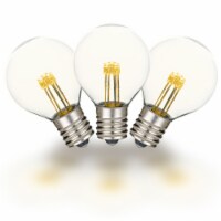 25 Pack G30 LED Outdoor String Light Patio Globe Replacement Bulbs, Warm White