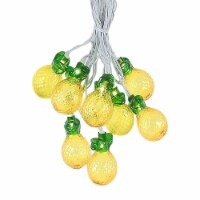 Novelty Lights 10 Light Tropical Pineapple Light Set, White Wire, 9.5' Long