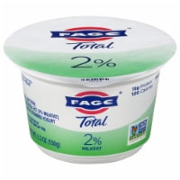 Fage Total Plain 2% Milkfat Low Fat Greek Yogurt Cup