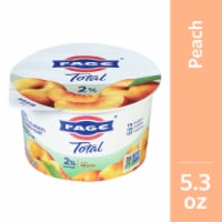 Fage Total  Peach 2% Milkfat Low Fat Greek Yogurt Cup