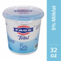 Fage® Total Plain 5% Milkfat Low Fat Greek Strained Yogurt Tub
