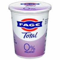 Fage® Total 0% Plain Greek Yogurt Tub Perspective: Main