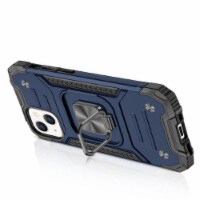 iPhone 13 and 13 Pro cellphone Case with Kickstand Military Grade Protective - Blue