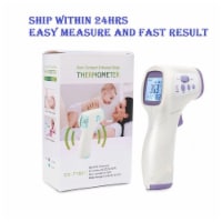 Contactless Infrared Forehead Thermometer for Baby and Adult, Quick Read with Fever Alarm 2.0