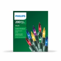 Philips Multi Color Indoor Outdoor Mini Christmas Lights 200 ct Fred Meyer