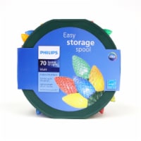 Philips Easy Storage Spool with Multi Color LED Faceted C9 Indoor / Outdoor Christmas Lights Perspective: Main