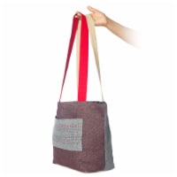 BISHESH Organic Reversible Cotton-lined Medium Tote Bag with Two Pockets