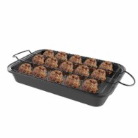 Classic Cuisine 82-KIT1105 Meatball Pan 2-in-1 Roaster with Removable Wire Rack Insert