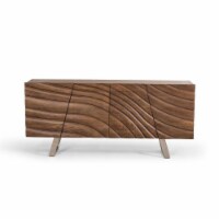 HomeRoots 283028 Modern Walnut Buffet