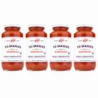 Yo Mama's Foods Marinara Magnifica Gourmet Pasta Sauce (4) 25 oz Jars Our Award-Winning Sauce