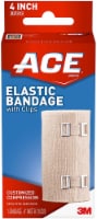 Ace Elastic Bandage With Clips, 4 Inches