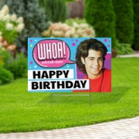 Happy 50th Birthday | Yard Sign with Lawn Stakes, Joey Lawrence