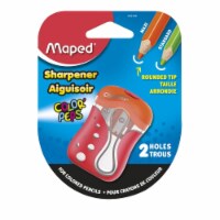 Maped  Color Peps 2-Hole Colored Pencil Sharpener&#44; Assorted Color