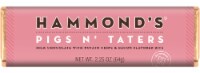 Hammond's® Pigs n' Taters Milk Chocolate Bar With Crispy Bacon Bits and Potato Chips Perspective: Main