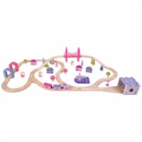 Bigjigs Rail Wooden Fairy Town Train Set