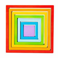 Bigjigs Toys, Wooden Stacking Squares