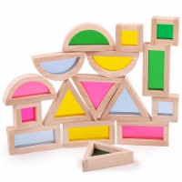 Bigjigs Toys Wooden Natural Sensory Shapes