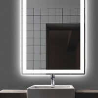 Ketcham Mirror,LED,24  W,36  H,1-3/4  D,Aluminum  RAD-2436
