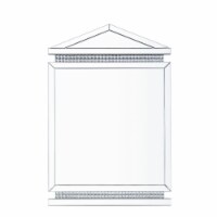 Ergode Wall Dcor Mirrored & Faux Crystals Inlay