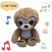 Sloth Mimic Repeats Talk Back Plush Early Learning Kids Toy Animal Mighty Mojo