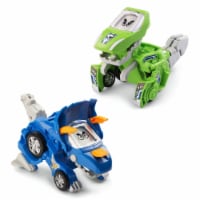 Switch & Go Dinos 2-Pack Dinosaur Blue Triceratops Green T-Rex Vtech