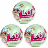 LOL Surprise! Series 2 Wave 1 Bon Bon 3-Pack Tots Big Sisters Green Doll Collectible MGA