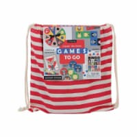 Big Bag of 5 Games Geometric Animals Puzzle Dominios Bingo Spinner Mudpuppy