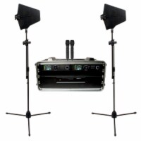 Touring Grade True Diversity Wireless Handheld Mic(2) System with Antenna Distribution System