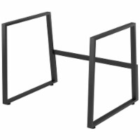 Rocelco Standing Desk Legs - For DADR-40 and DADR-46 (R DADRB-FS2) in Black