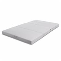 Gymax 4'' Full XL Size Foam Folding Mattress Sofa Bed Guests Floor Mat Carrying Handles