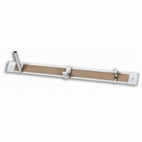 Marsh Industries MR-212-6PKT 2 in. x 12' Aluminum Map Rail with 2166 Tan Plas-Cork Insert - 6