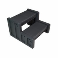 Vinyl Works 22 Inch Junior Resin Multi Purpose Home Spa and Hot Tub Steps, Black