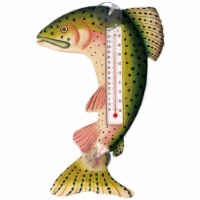 Songbird Essentials Leaping Trout Small Window Thermometer